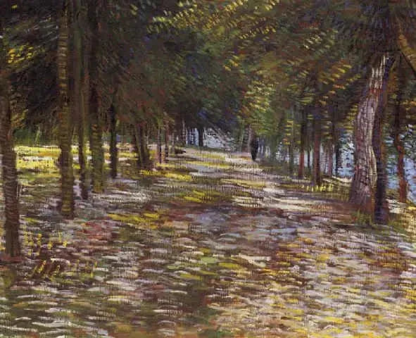 Asnières'deki Avenue de Parc Voyer d'Argenson - Vincent van Gogh