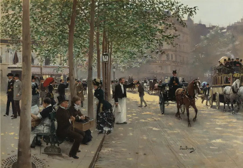 Avenue Parisienne - Jean Béraud - Alpha Reproduction