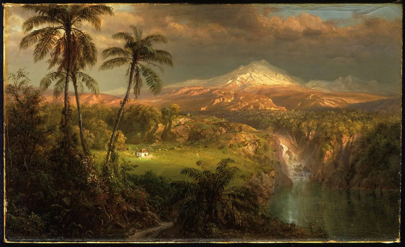 Geçici Yağmurlar Tropiklerde - Frederic Edwin Church