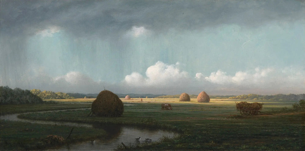 Averses soudaines, marais de Newbury - Martin Johnson Heade image 1 reproduction d’œuvre d’art à l’huile