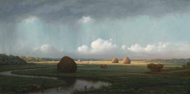 Ani sağanaklar, Newbury bataklığı - Martin Johnson Heade