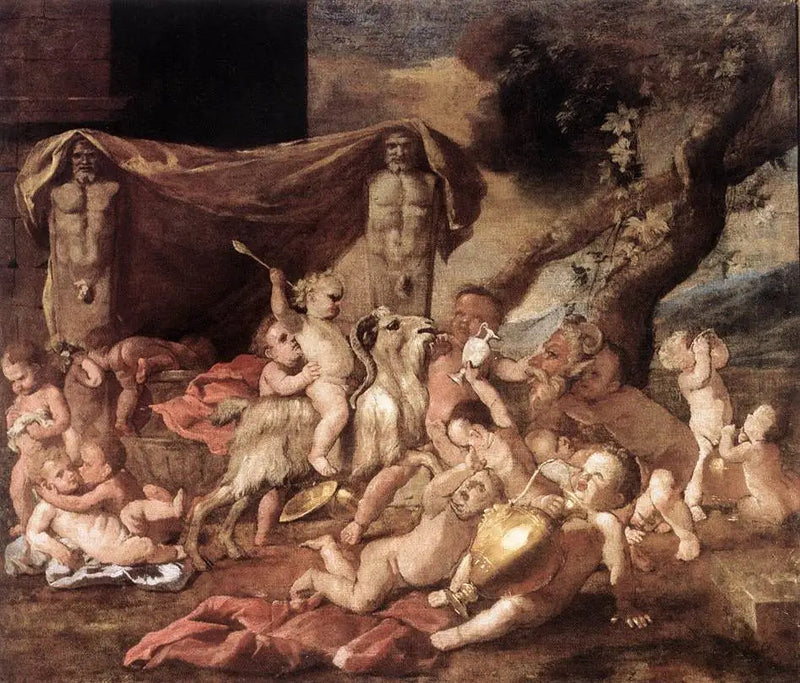 Çocuklar Bacchanali - Nicolas Poussin