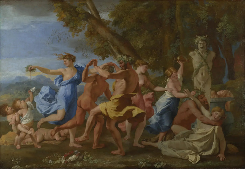 Bacchanale önünde bir terim - Nicolas Poussin