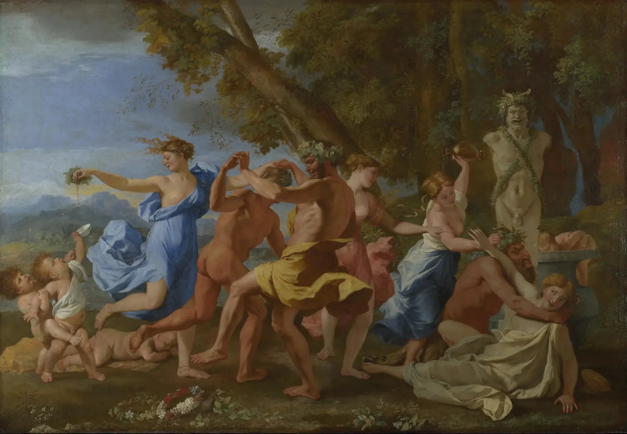 Bacchanale önünde bir terim - Nicolas Poussin