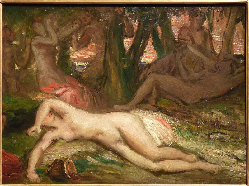 Bacchant ve Satürnler - Théodore Chassériau