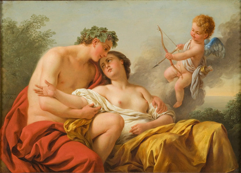 Bacchus ve Ariane - Louis Jean François Lagrenée