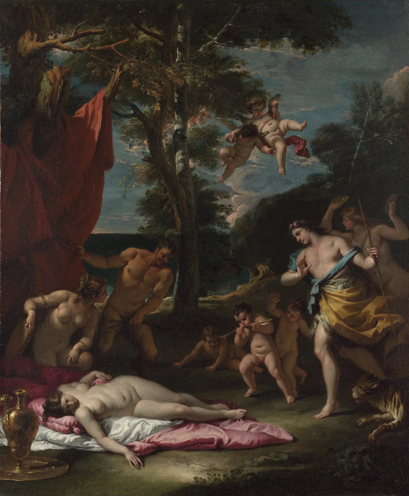 Bacchus ve Ariane - Sebastiano Ricci