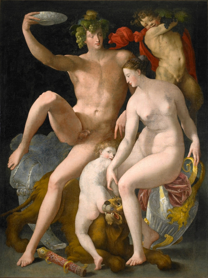 Bacchus, Venüs ve Aşk - Rosso Fiorentino