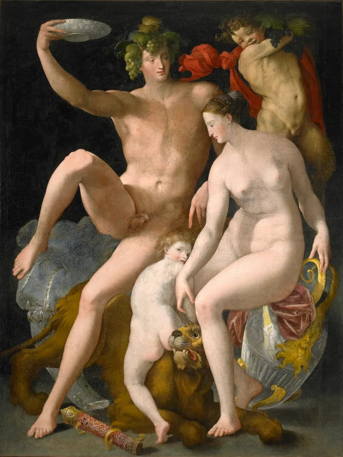 Bacchus, Venüs ve Aşk - Rosso Fiorentino