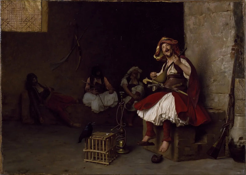 Bachi-bouzouk şarkı söyleyen - Jean-Léon Gérôme