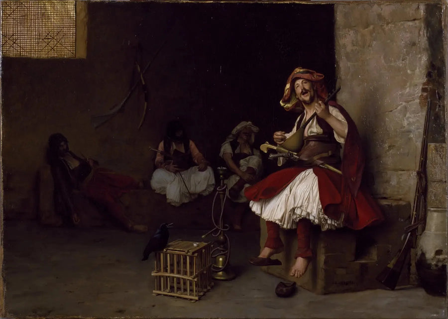 Bachi-bouzouk şarkı söyleyen - Jean-Léon Gérôme
