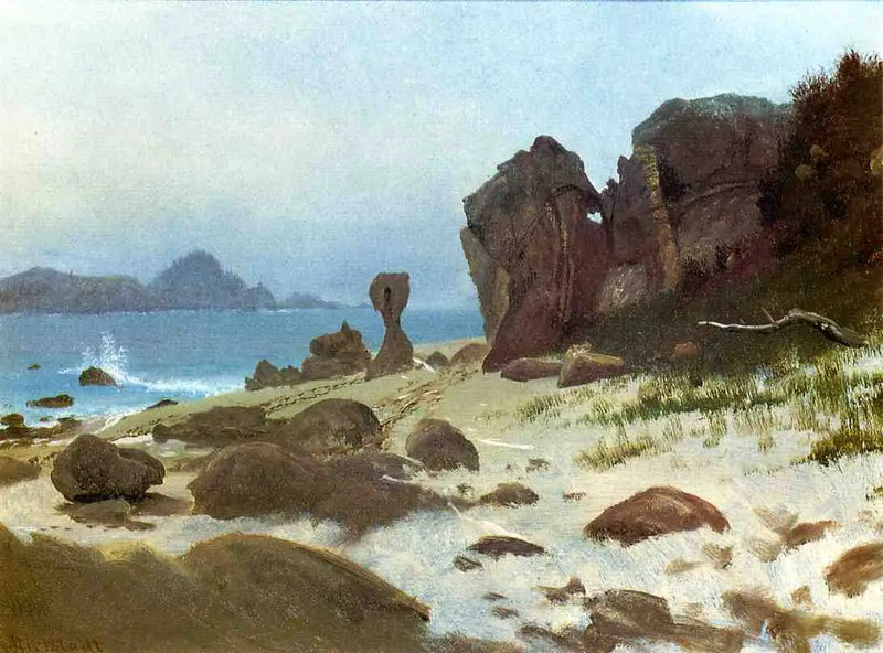 Monterey Körfezi - Albert Bierstadt