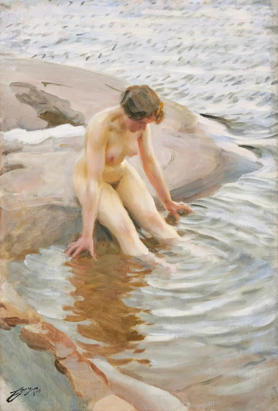 Yüzme - Anders Zorn