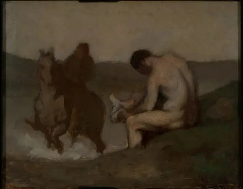 Yüzme (L'Abreuvoir) - Honoré Daumier