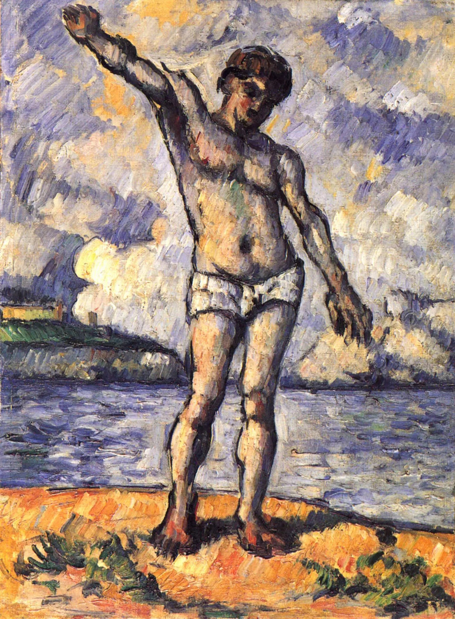 Kolları Açık Yüzücü - Paul Cézanne