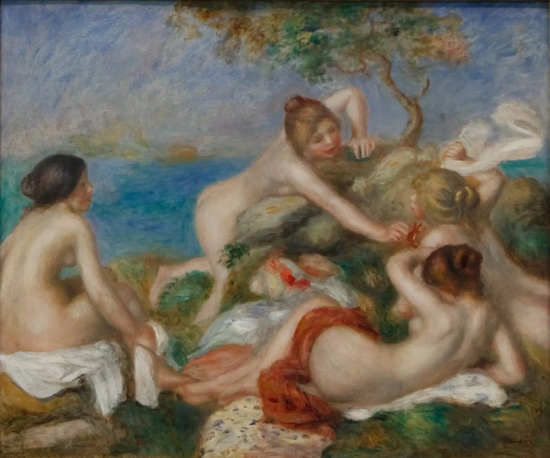 Kerevitli Yüzücüler - Pierre-Auguste Renoir