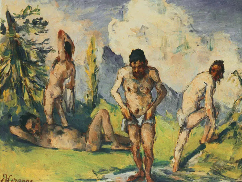 Dinlenen Yüzücüler - Paul Cézanne
