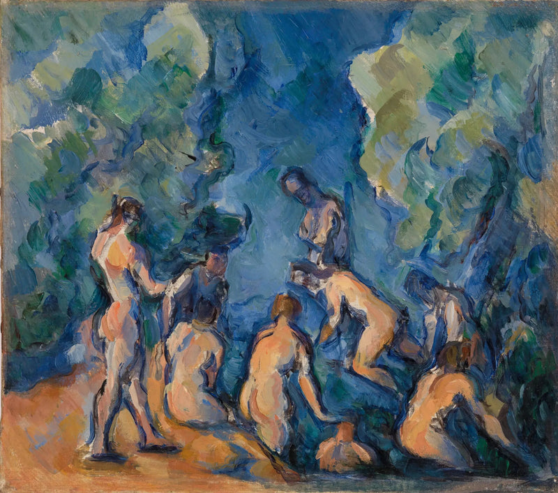 Banyo Yapanlar - Paul Cézanne