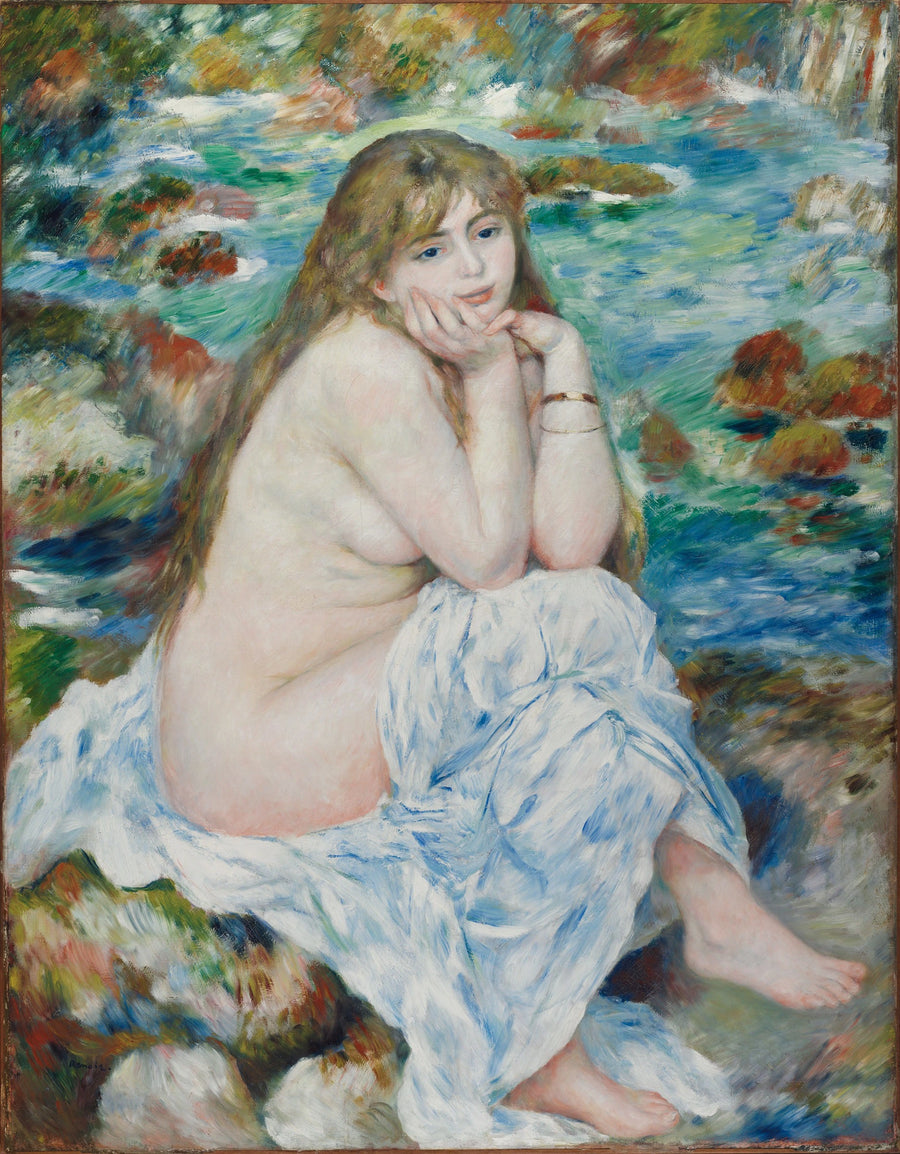 Oturan Yüzücü - Pierre-Auguste Renoir