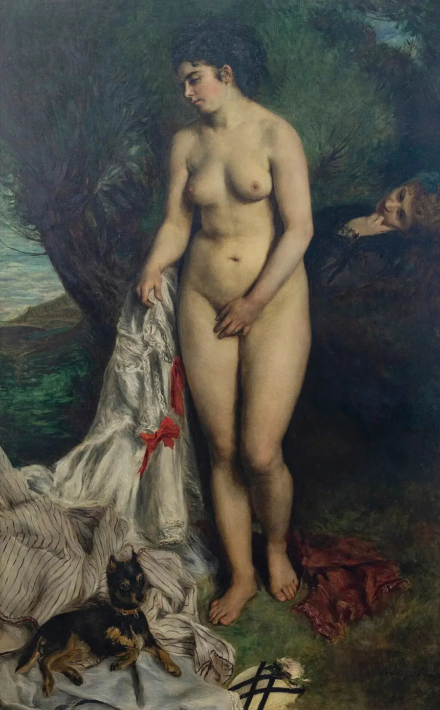 Gryfonlu Yüzücü ya da Seine Kenarında Lise - Pierre-Auguste Renoir