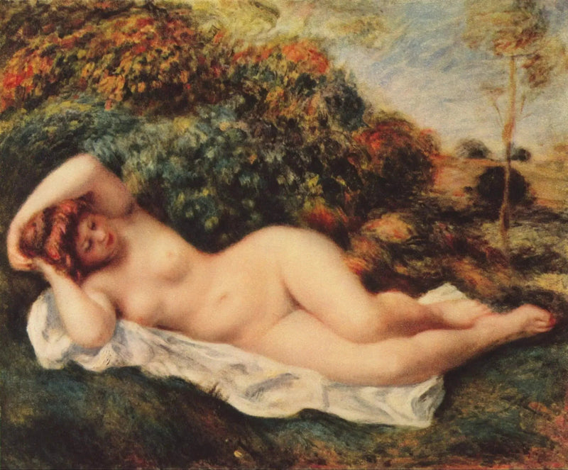 Yatarak Yüzme - Pierre-Auguste Renoir