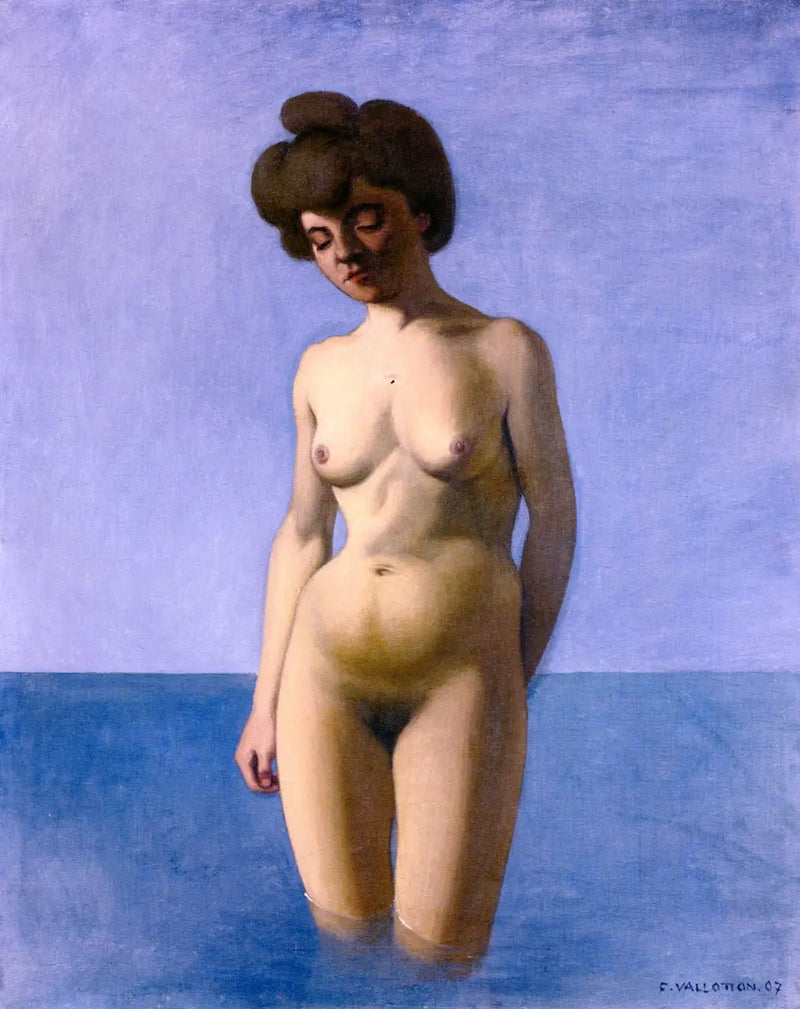 Yüz Yapan Kadın - Félix Vallotton