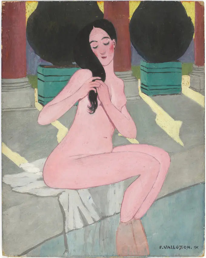 Rose Yüzücü - Félix Vallotton