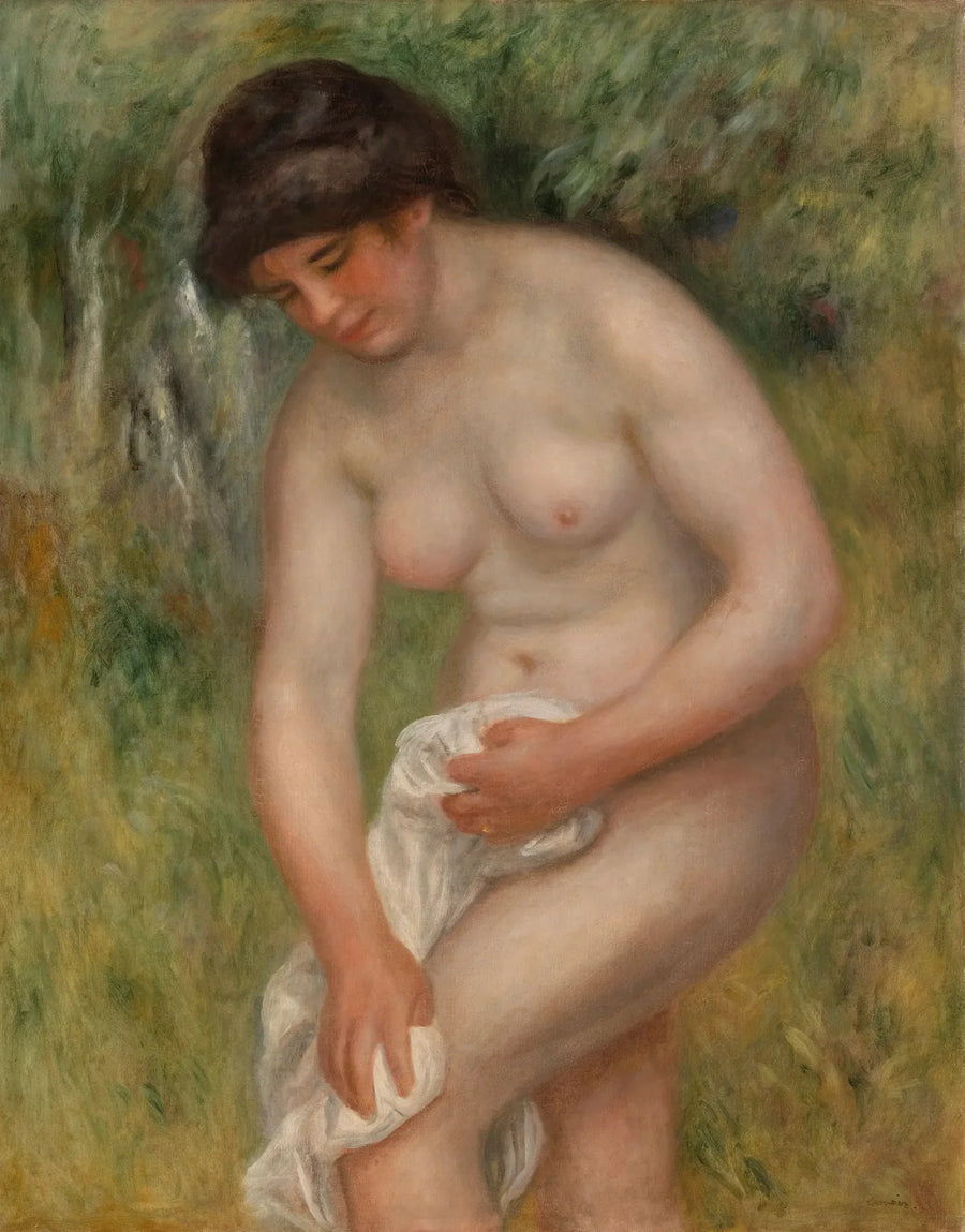 Kurulan Banyo Yapan (Banyo Yapanı Kurulama) - Pierre-Auguste Renoir