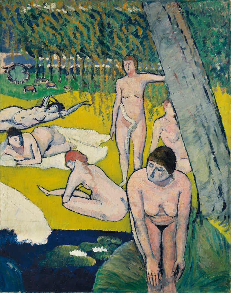 Nympheler ve nilüferler - Émile Bernard