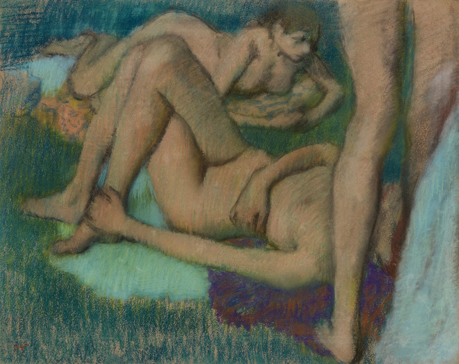 yüzücüler - Edgar Degas