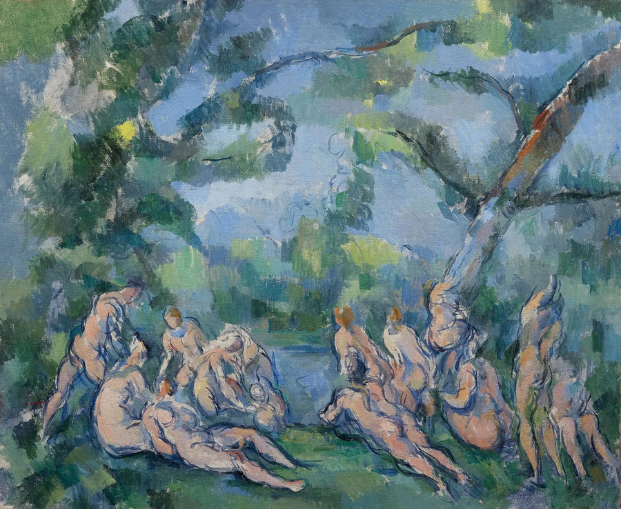 Banyo Yapanlar - Paul Cézanne