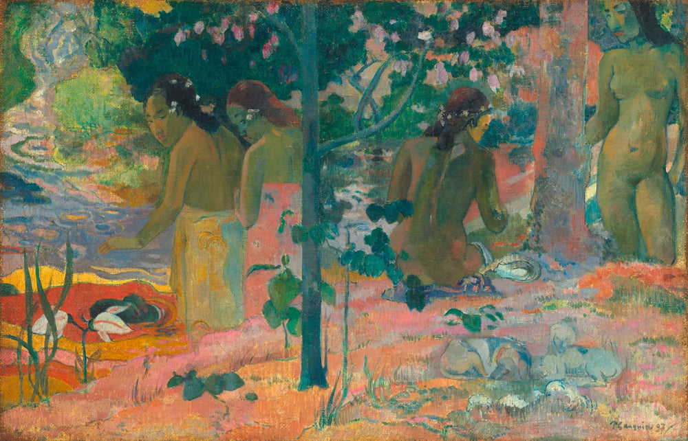 Reproduction du tableau « Baigneuses - Paul Gauguin » par Alpha Reproduction en peinture à l’huile