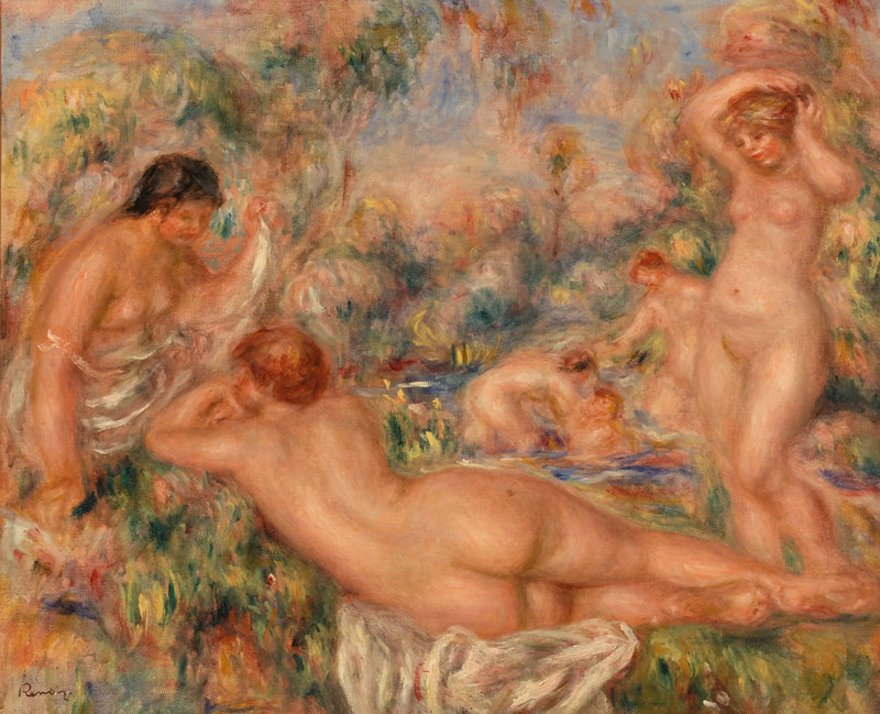 Yüzücüler - Pierre-Auguste Renoir