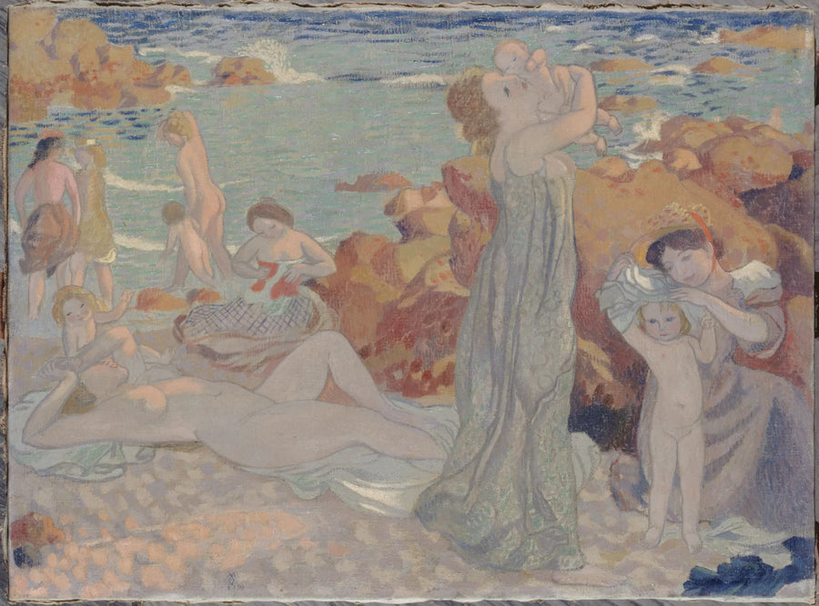 Yüzücüler, Pouldu Plajı - Maurice Denis