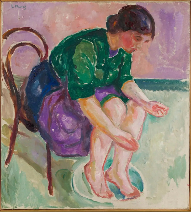 ayak banyosu - Edvard Munch