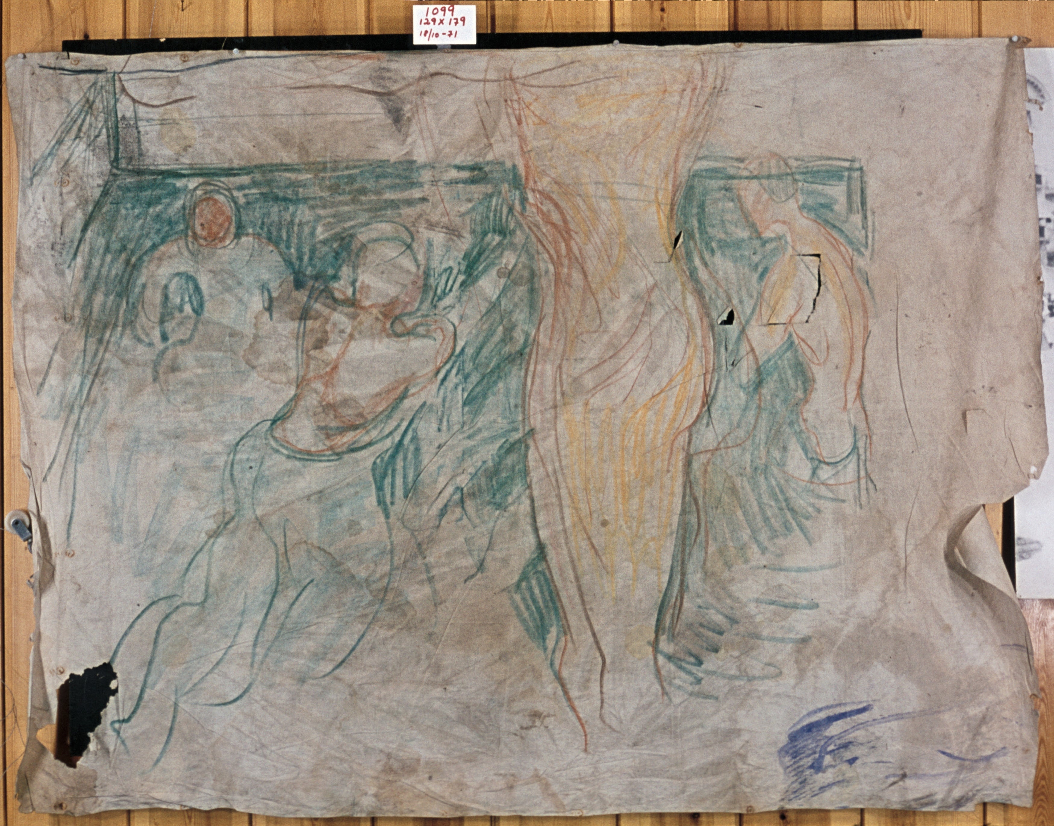 Reproduction du tableau « Bain - Edvard Munch » par Alpha Reproduction en peinture à l’huile