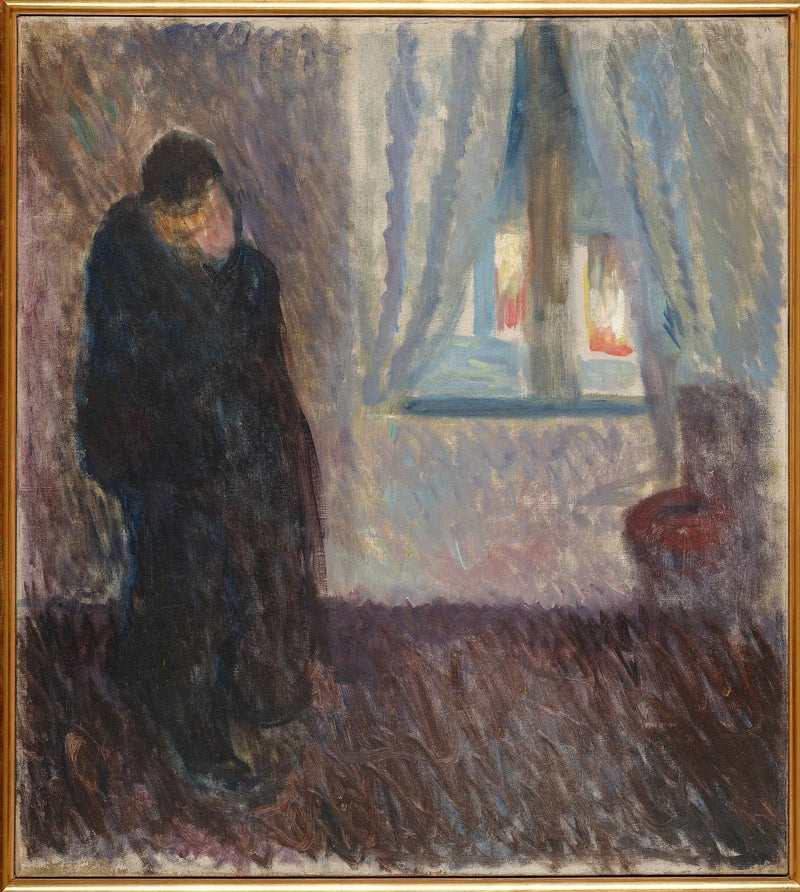 Pencerelerin Yanında Öpücük - Edvard Munch