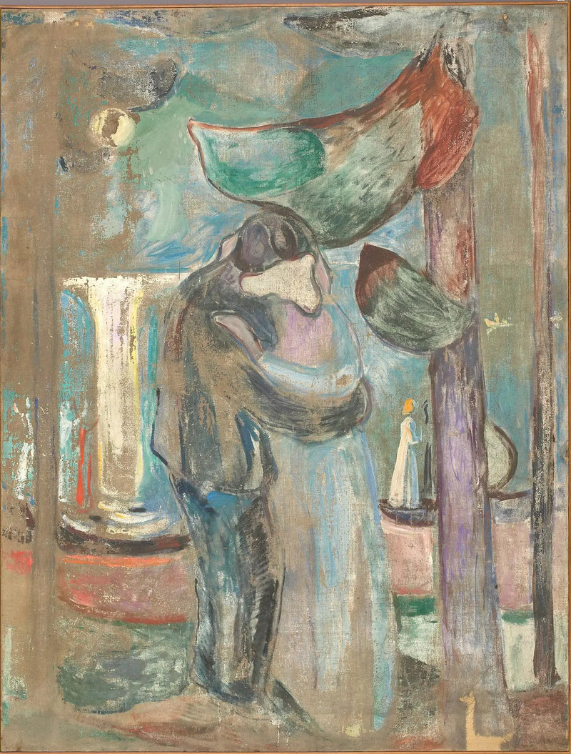 Plajda Öpücük - Edvard Munch