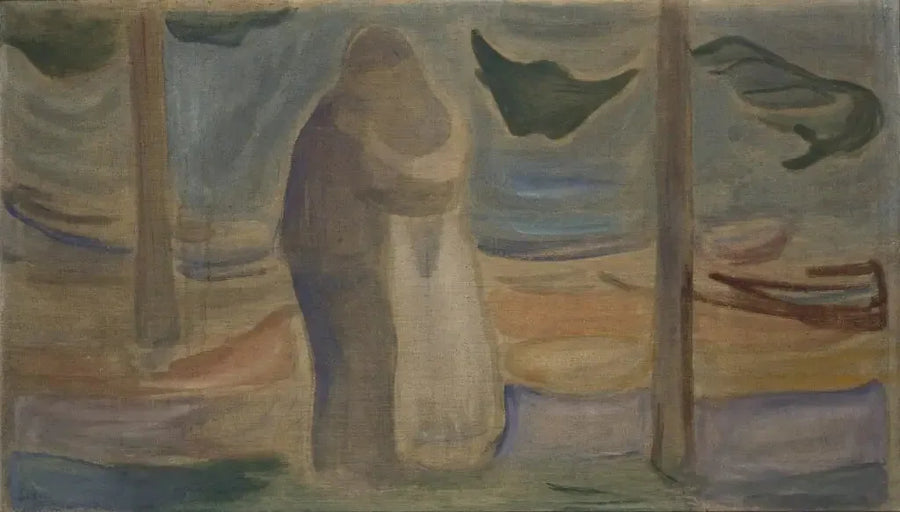Plajda Öpücük (Frise Reinhardt) - Edvard Munch