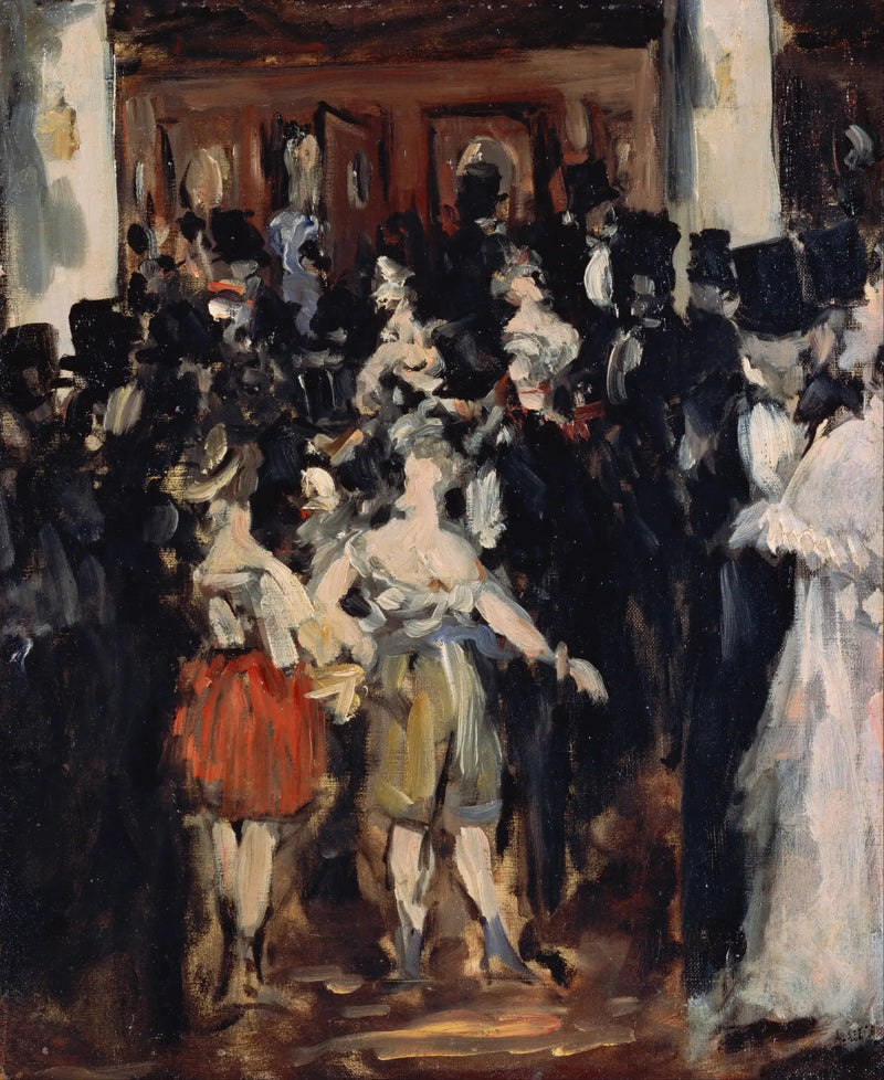 Opera'da Maskeli Bal - Édouard Manet
