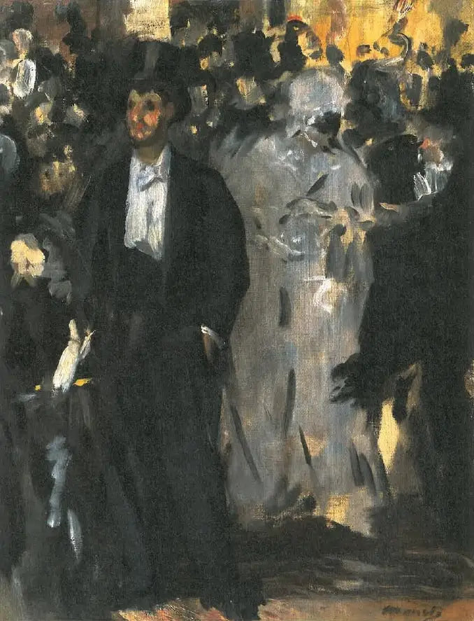 Opera'da Maskeli Bal - Édouard Manet