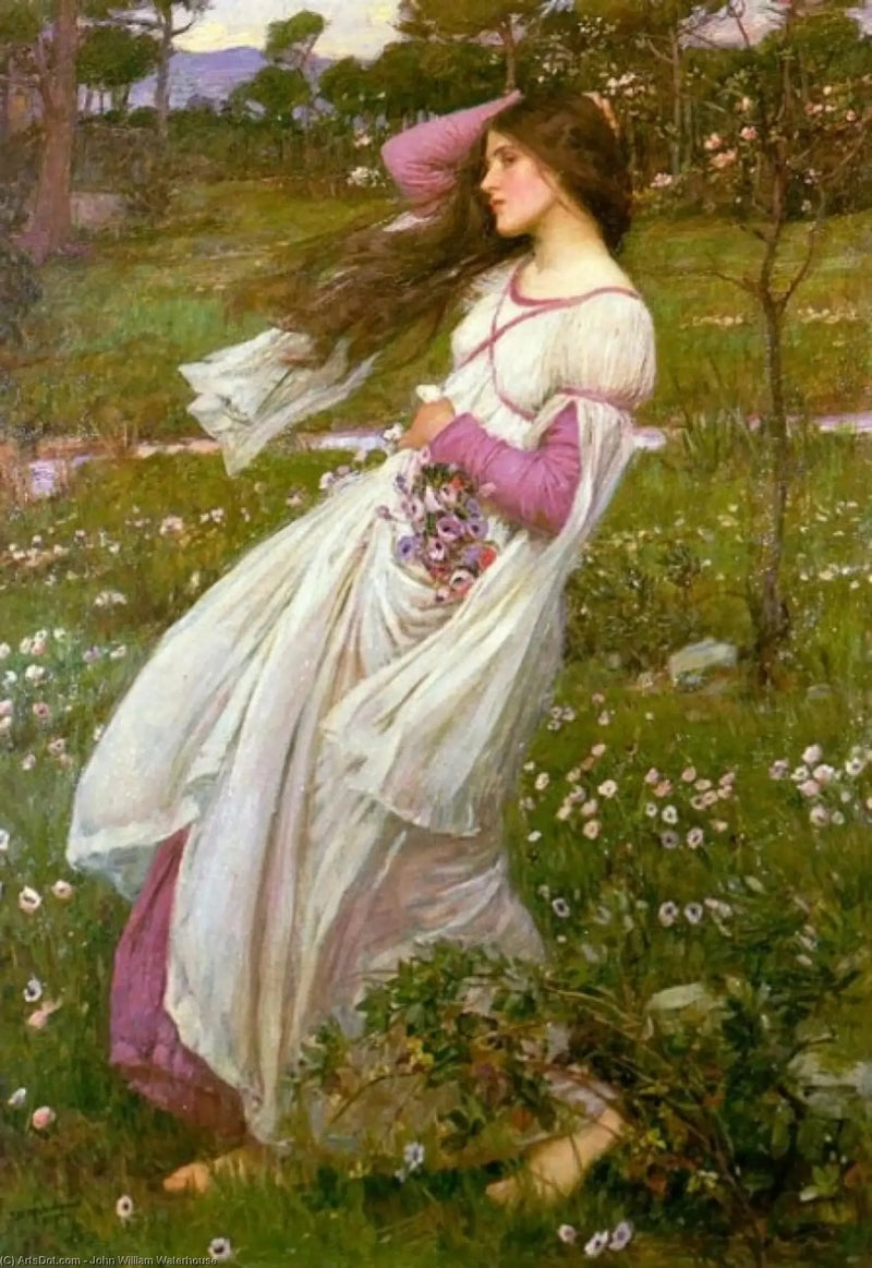 Rüzgarla Süpürülmüş - John William Waterhouse