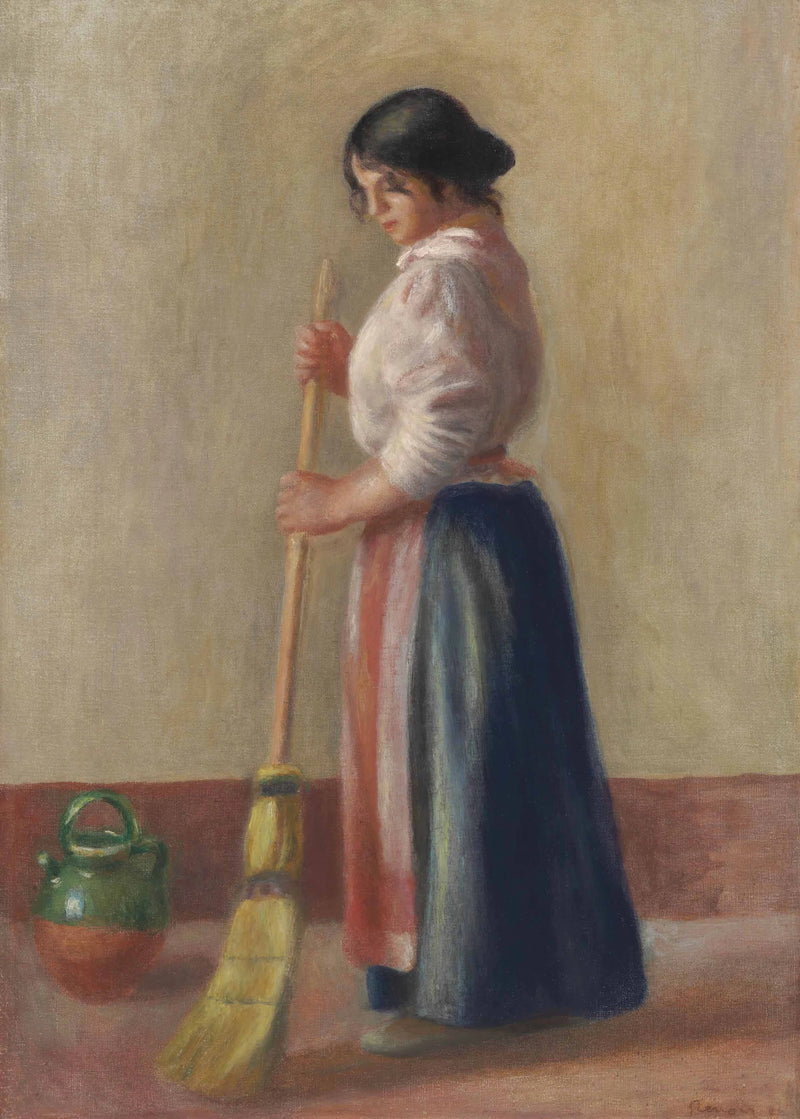 Süpürge - Pierre-Auguste Renoir