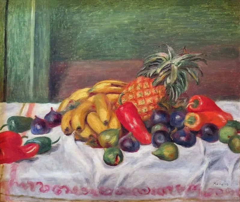 Muzlar ve ananaslar - Pierre-Auguste Renoir