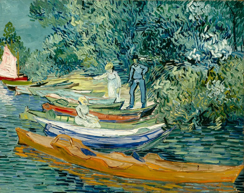 Auvers'teki Oise Bankası - Vincent van Gogh