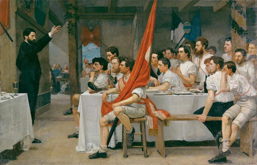 Jimnastikçilerin Yemeği - Ferdinand Hodler