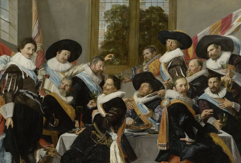 Saint-Adrien Okçular Birliği Subaylar Yemeği - Frans Hals