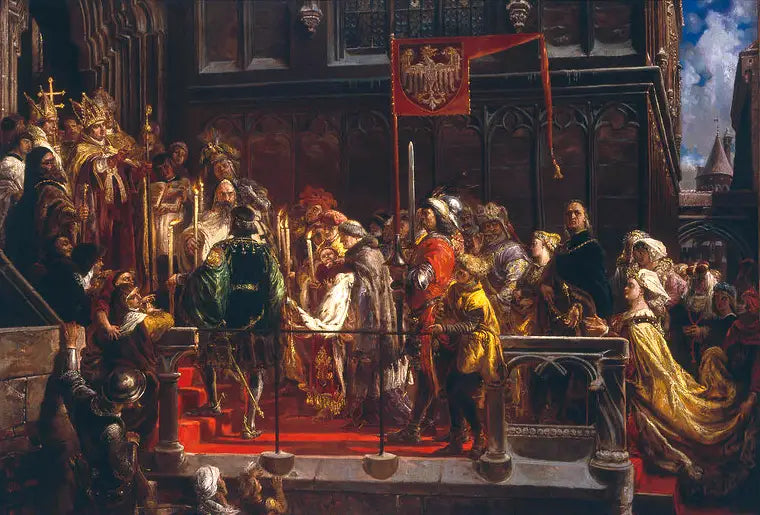 Ladislas de Varna Vaftizi 18.II.1425 - Jan Matejko