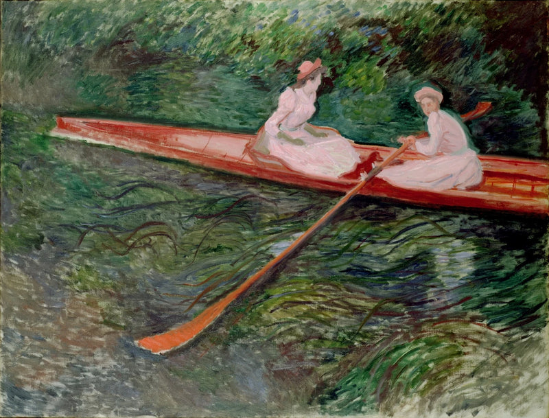 Pembe Tekne W1249 - Claude Monet