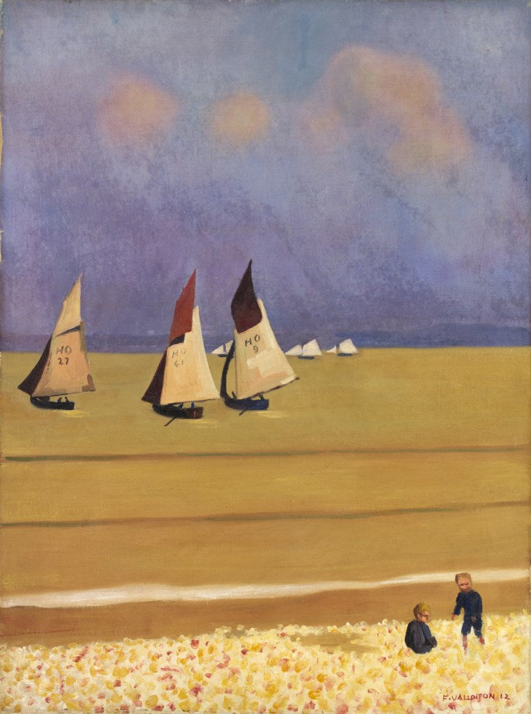 Barques à Honfleur - Félix Vallotton